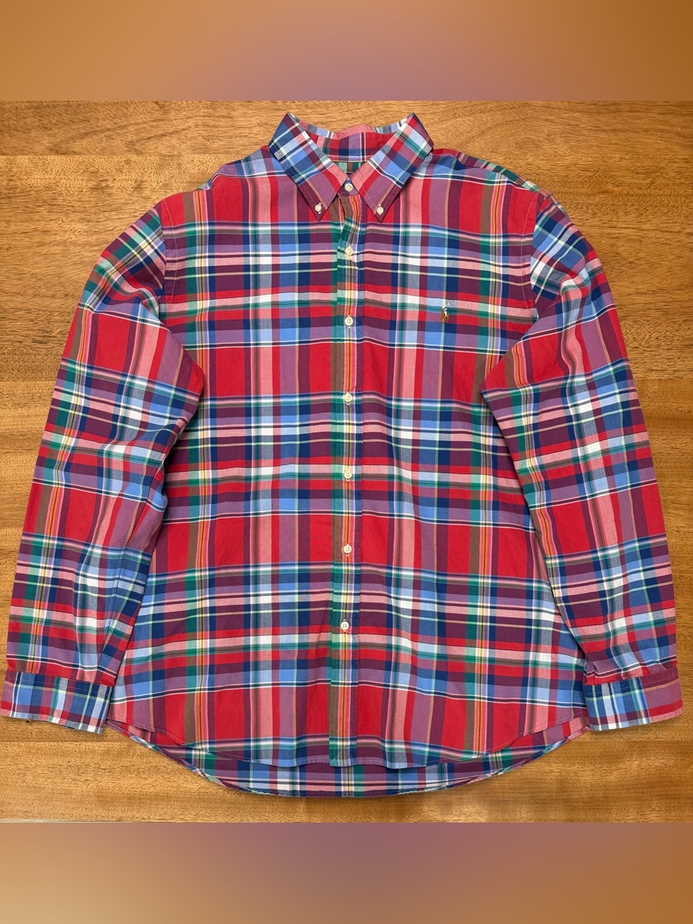 Polo Ralph Lauren Men's Classic Fit Plaid Button-Down Shirt, Size 2XL, NWT